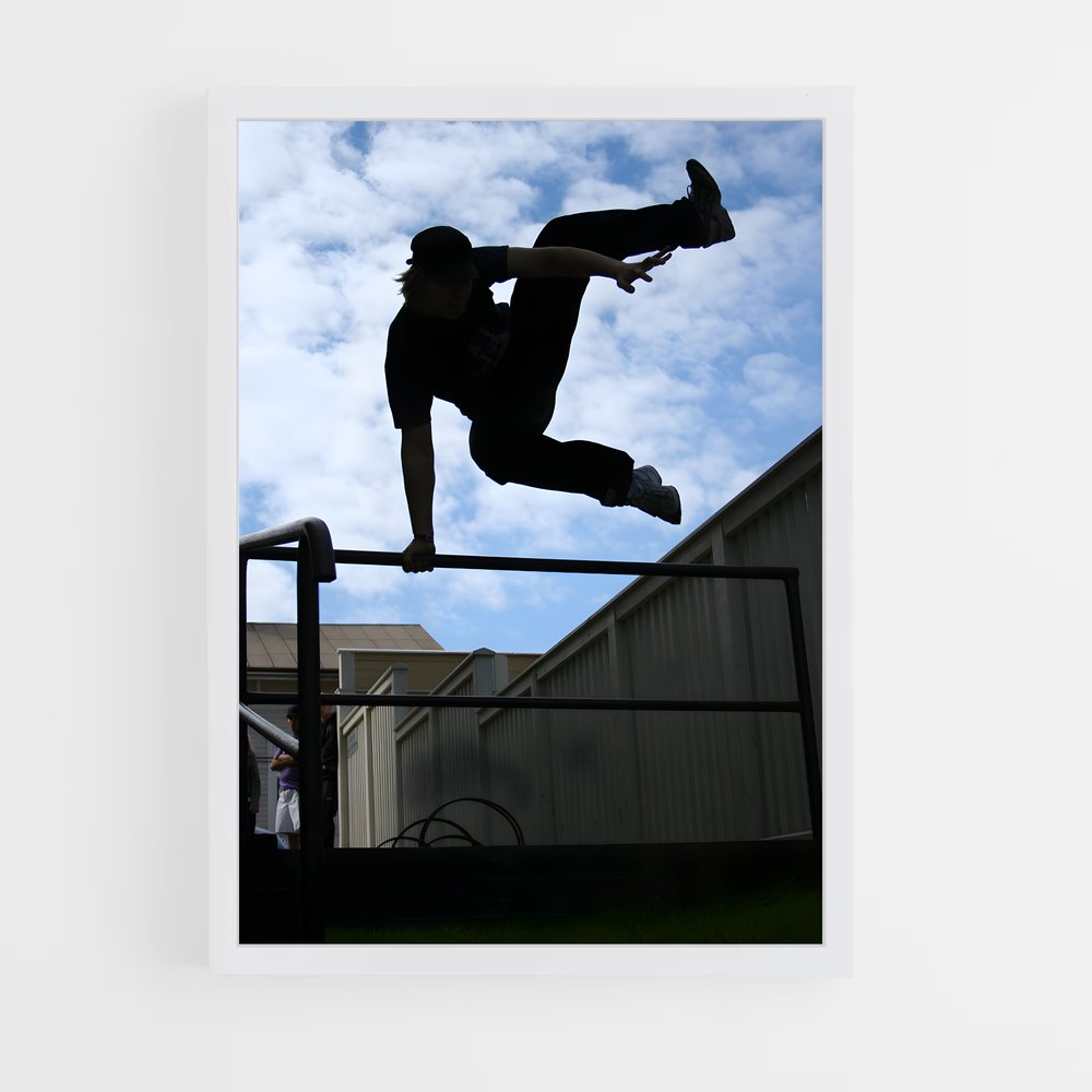 Poster Parkour freerunning – affiche Parkour et freerun (vue 3)